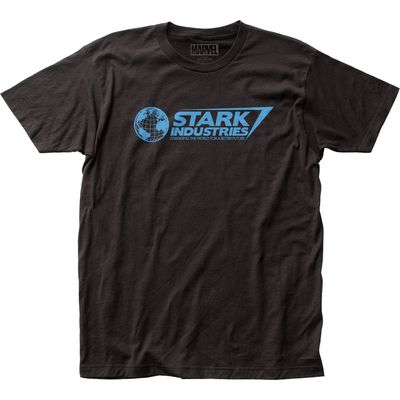 Iron Man Stark Industries Mens T Shirt Black Retro Pop Classics