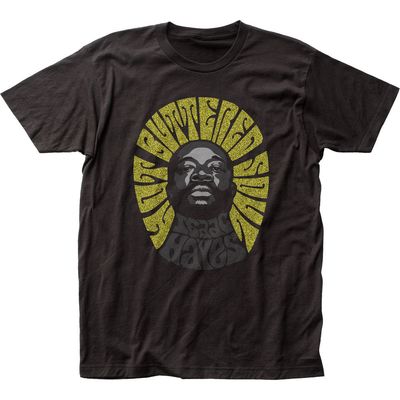 Isaac Hayes Hot Buttered Soul Mens T Shirt Black Retro Pop Classics