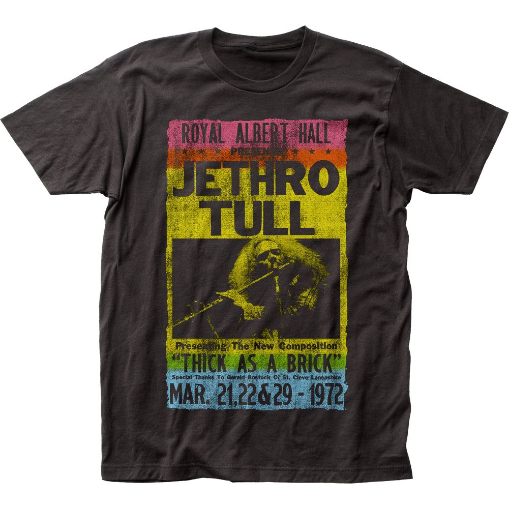 Jethro Tull Royal Albert Hall Mens T Shirt Black Retro Pop Classics