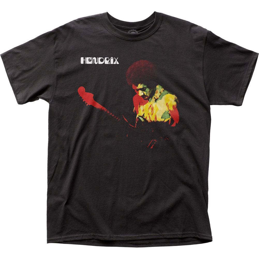 Jimi Hendrix Band of Gypsys Mens T Shirt Black Retro Pop Classics