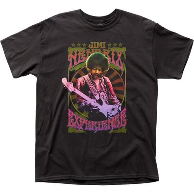 Jimi Hendrix Experience Mens T Shirt Black Retro Pop Classics