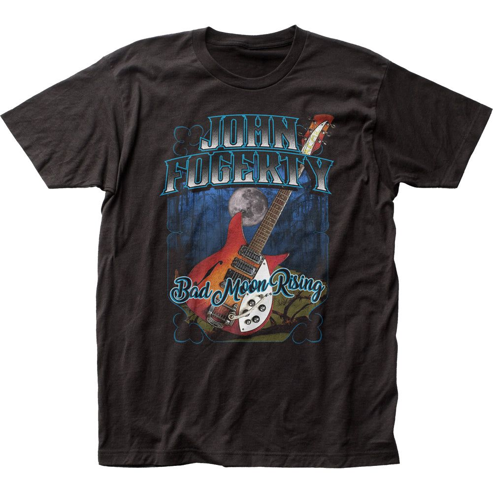 John Fogerty Bad Moon Rising Mens T Shirt Black Retro Pop Classics