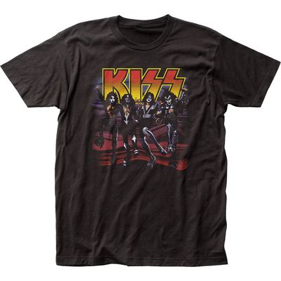 KISS Destroyer 20 Years Mens T Shirt Black Retro Pop Classics