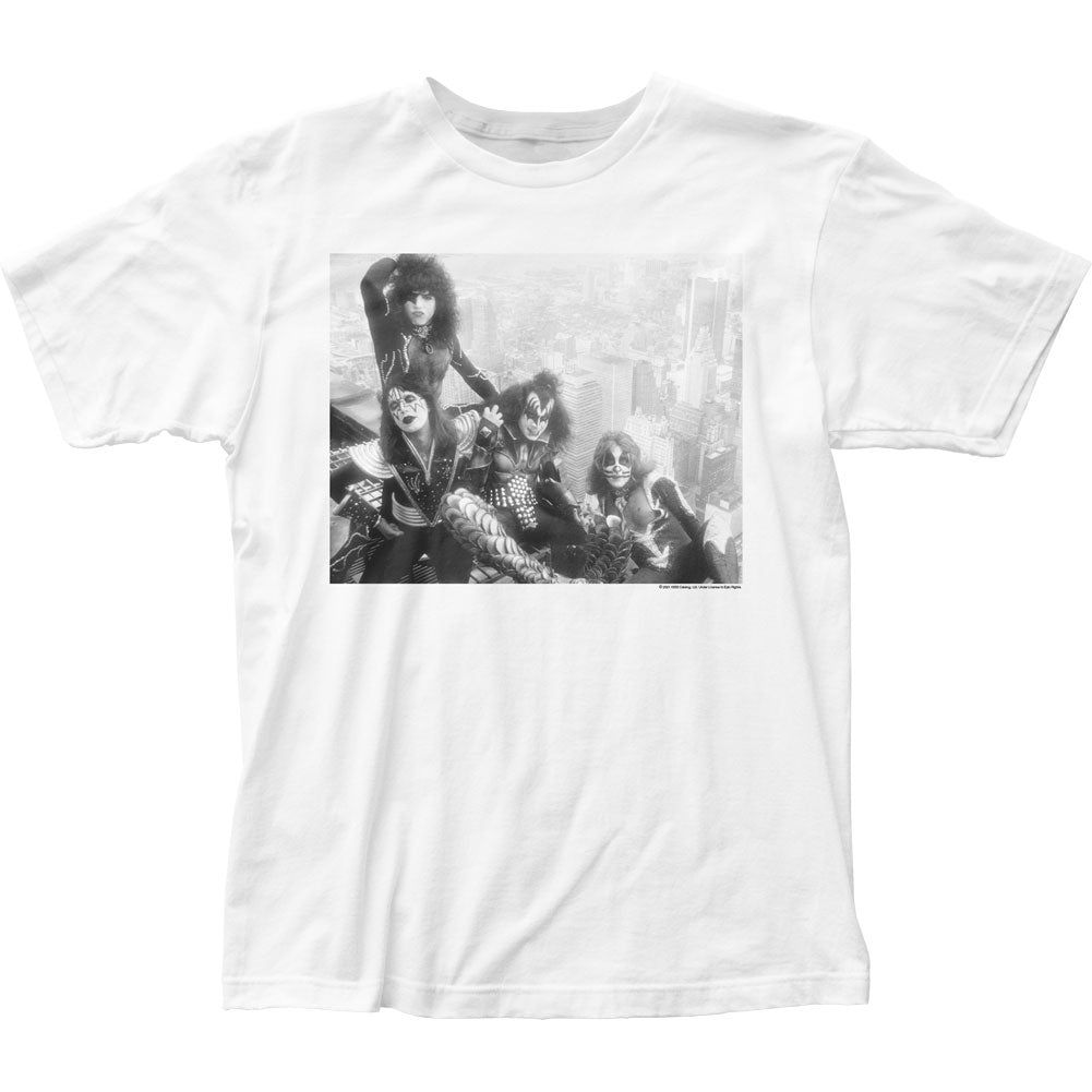 KISS Personality Portrait 2 Mens T Shirt White Retro Pop Classics