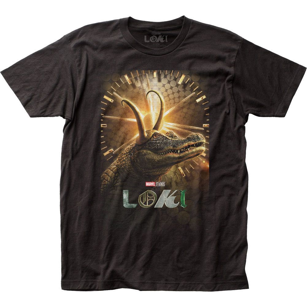 Loki Alligator Loki Mens T Shirt Black Retro Pop Classics