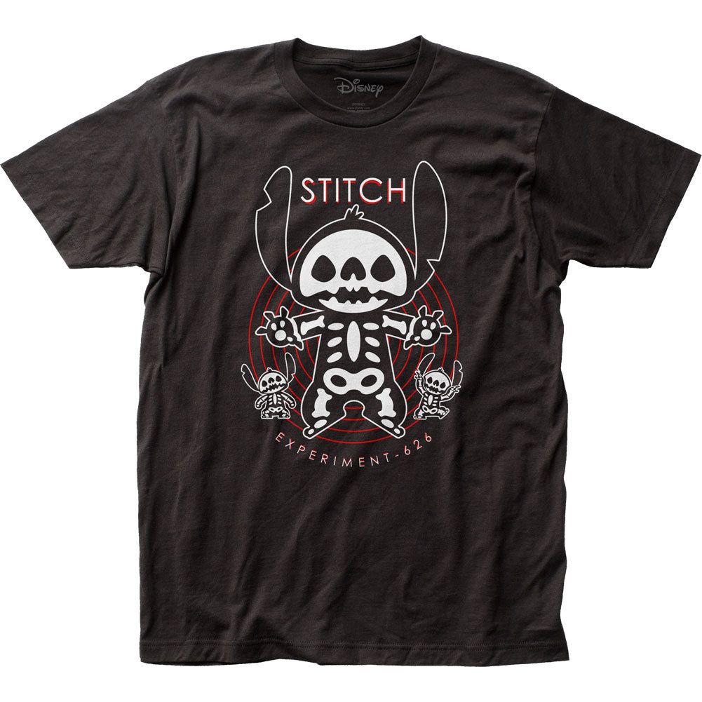 Lilo &amp; Stitch Stich X-Ray Mens T Shirt Black Retro Pop Classics