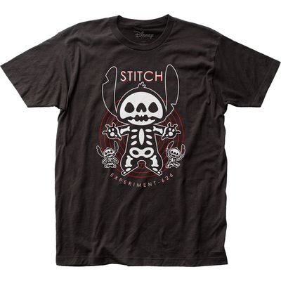 Lilo &amp; Stitch Stich X-Ray Mens T Shirt Black Retro Pop Classics