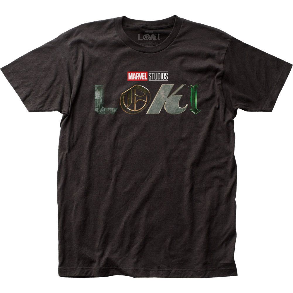 Loki Loki Logo Mens T Shirt Black Retro Pop Classics