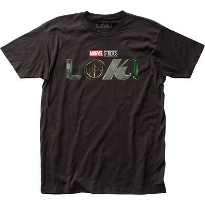 Loki Loki Logo Mens T Shirt Black Retro Pop Classics