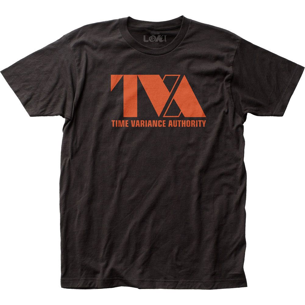 Loki TVA Logo Mens T Shirt Black Retro Pop Classics