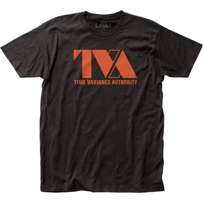 Loki TVA Logo Mens T Shirt Black Retro Pop Classics