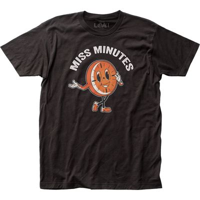 Loki Miss Minutes Mens T Shirt Black Retro Pop Classics