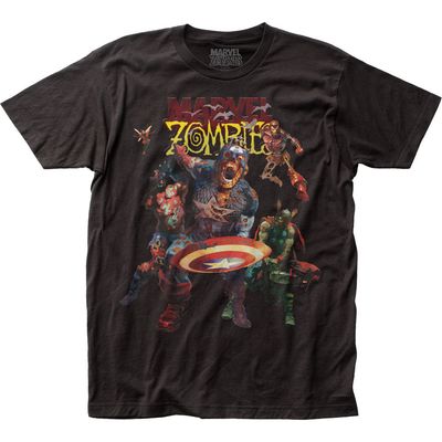 Marvel Zombies Zombie Avengers Mens T Shirt Black Retro Pop Classics