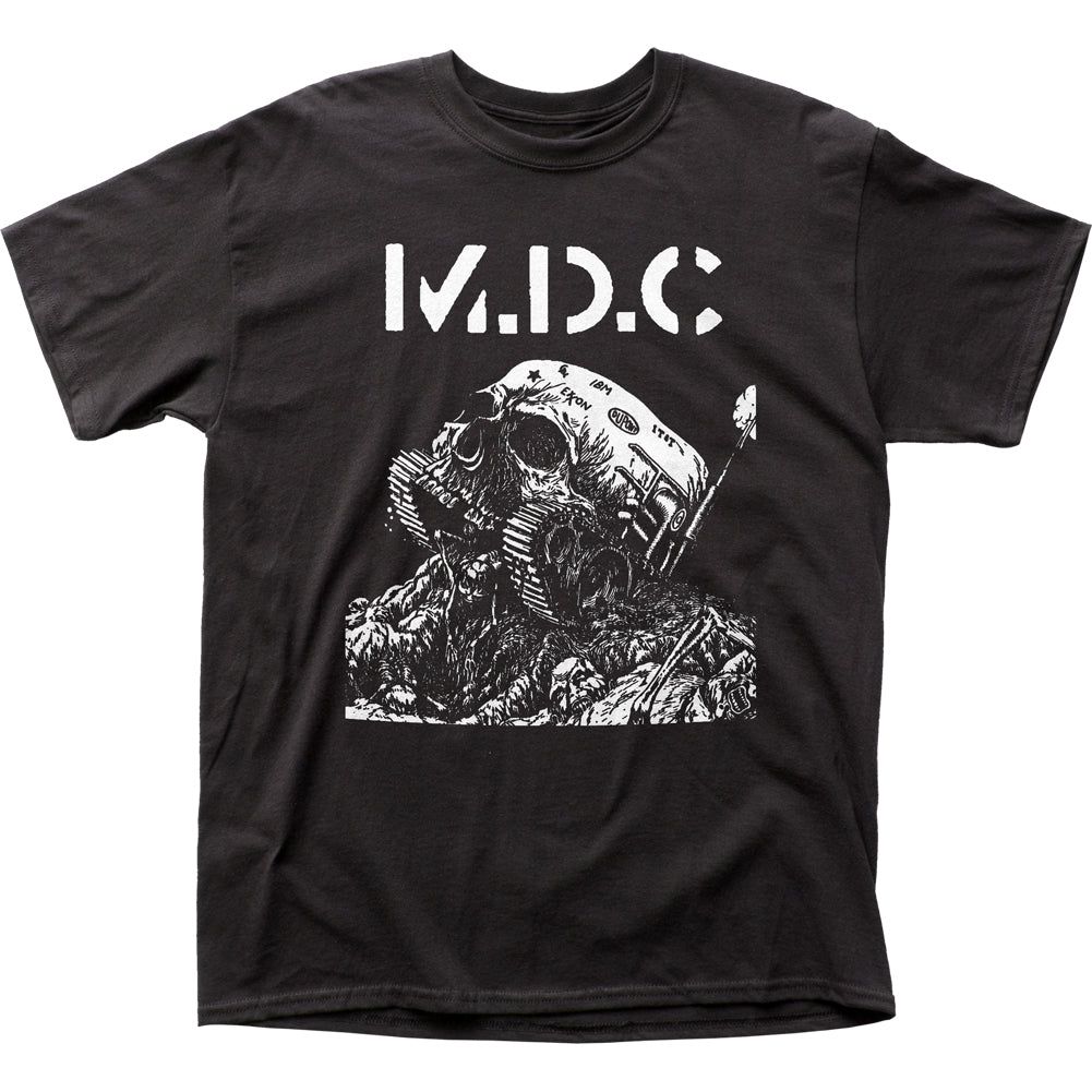MDC Skull Tank Mens T Shirt Black Retro Pop Classics
