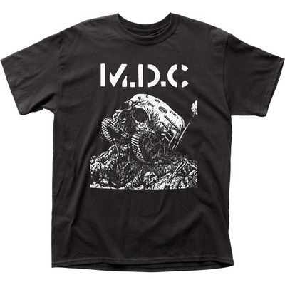 MDC Skull Tank Mens T Shirt Black Retro Pop Classics