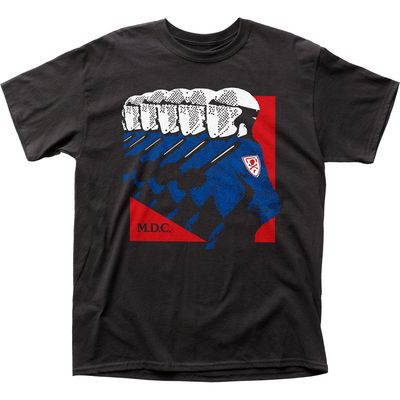 MDC Riot Cops Mens T Shirt Black Retro Pop Classics