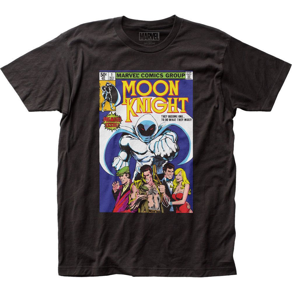 Moon Knight #1 Mens T Shirt Black Retro Pop Classics