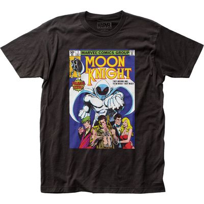 Moon Knight #1 Mens T Shirt Black Retro Pop Classics