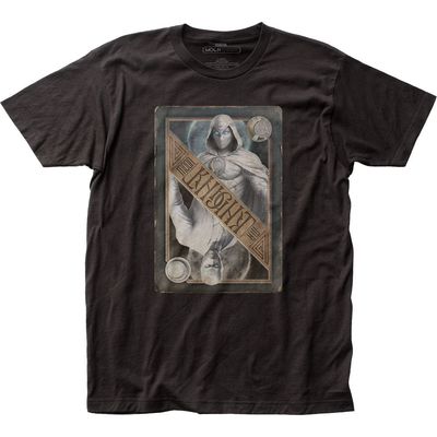 Moon Knight Card Mens T Shirt Black Retro Pop Classics