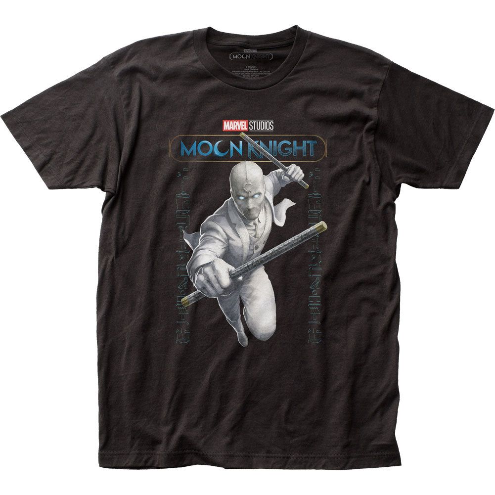 Moon Knight Mr. Knight Jump Mens T Shirt Black Retro Pop Classics