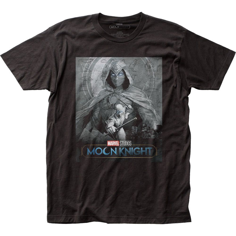 Moon Knight Poster Mens T Shirt Black Retro Pop Classics