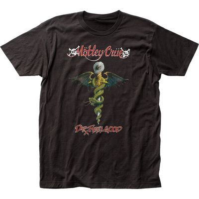 Motley Crue Dr. Feelgood Mens T Shirt Black Retro Pop Classics