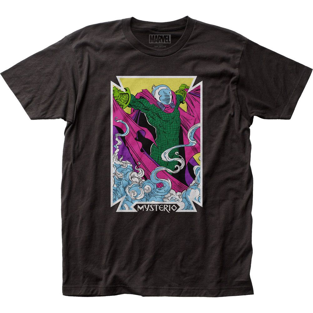 Mysterio Mysterio Card Mens T Shirt Black Retro Pop Classics