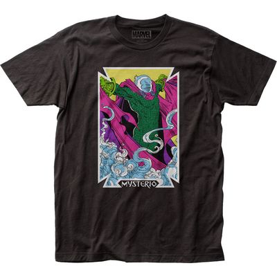 Mysterio Mysterio Card Mens T Shirt Black Retro Pop Classics