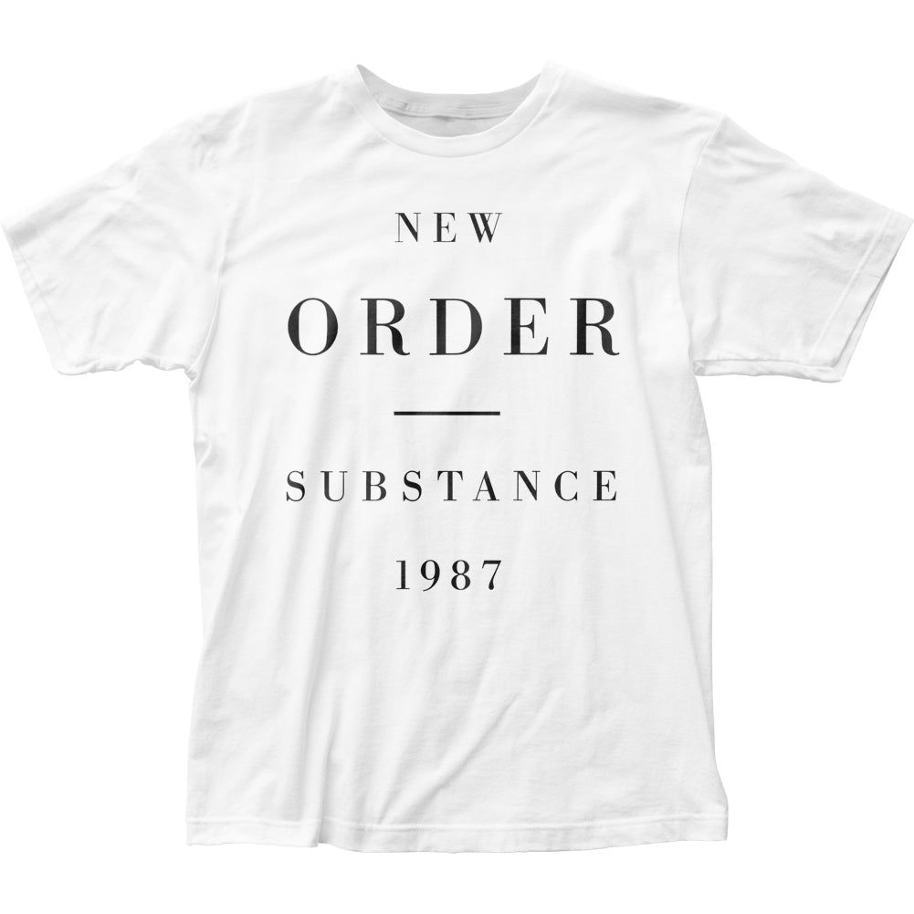 New Order Substance 1987 Mens T Shirt White Retro Pop Classics