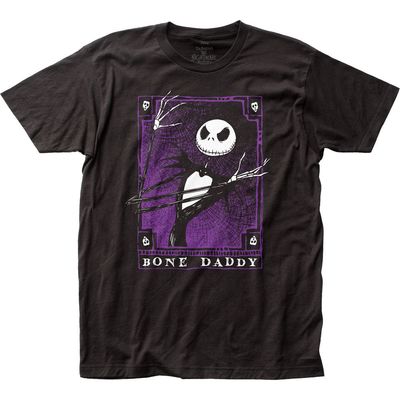 Nightmare Before Christmas Bone Daddy Mens T Shirt Black Retro Pop Classics