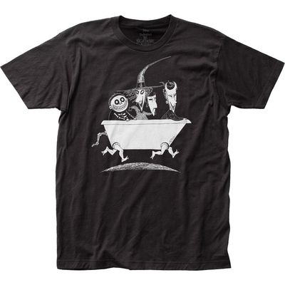 Nightmare Before Christmas Lock Shock &amp; Barrel Mens T Shirt Black Retro Pop Classics