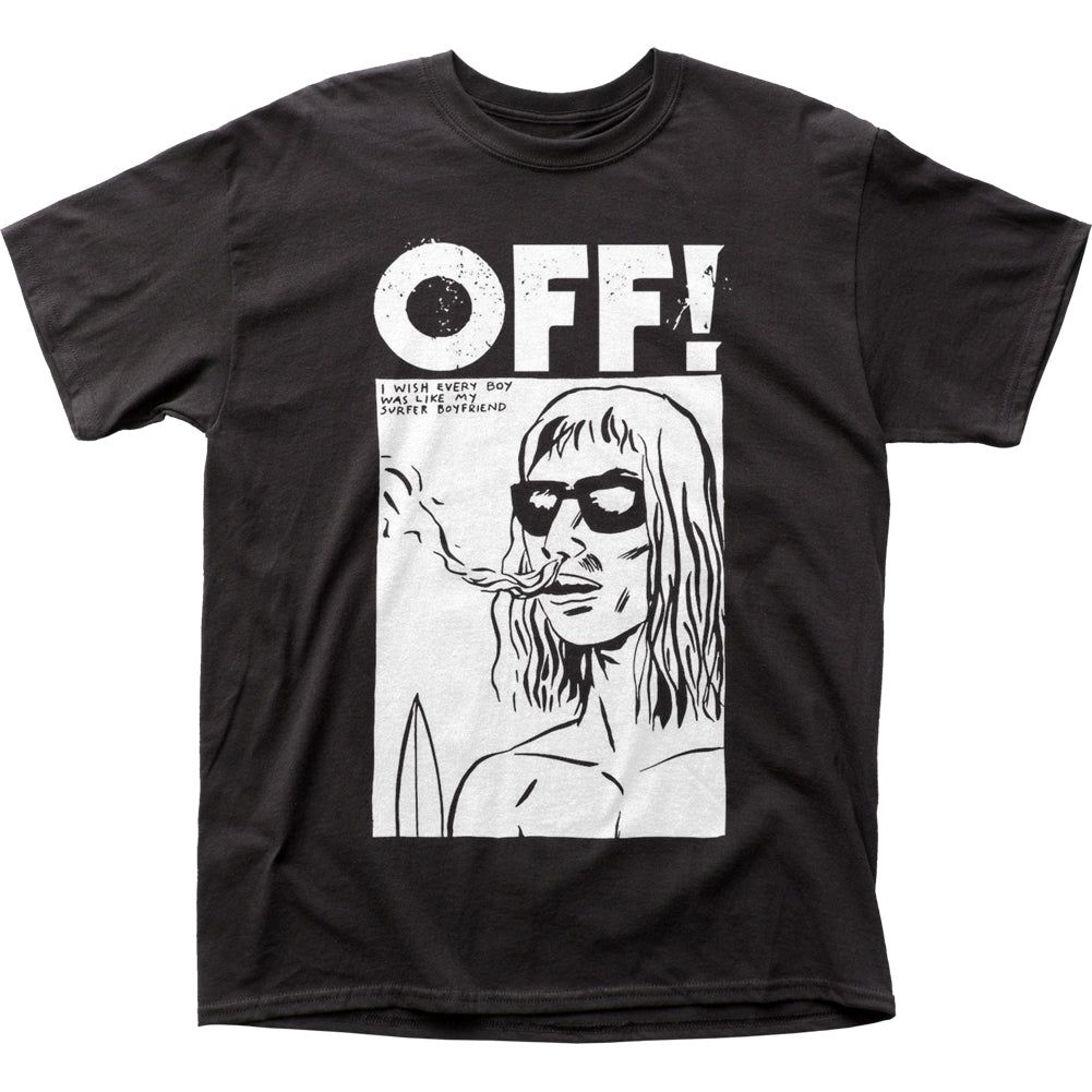 OFF! Boyfriend Mens T Shirt Black Retro Pop Classics