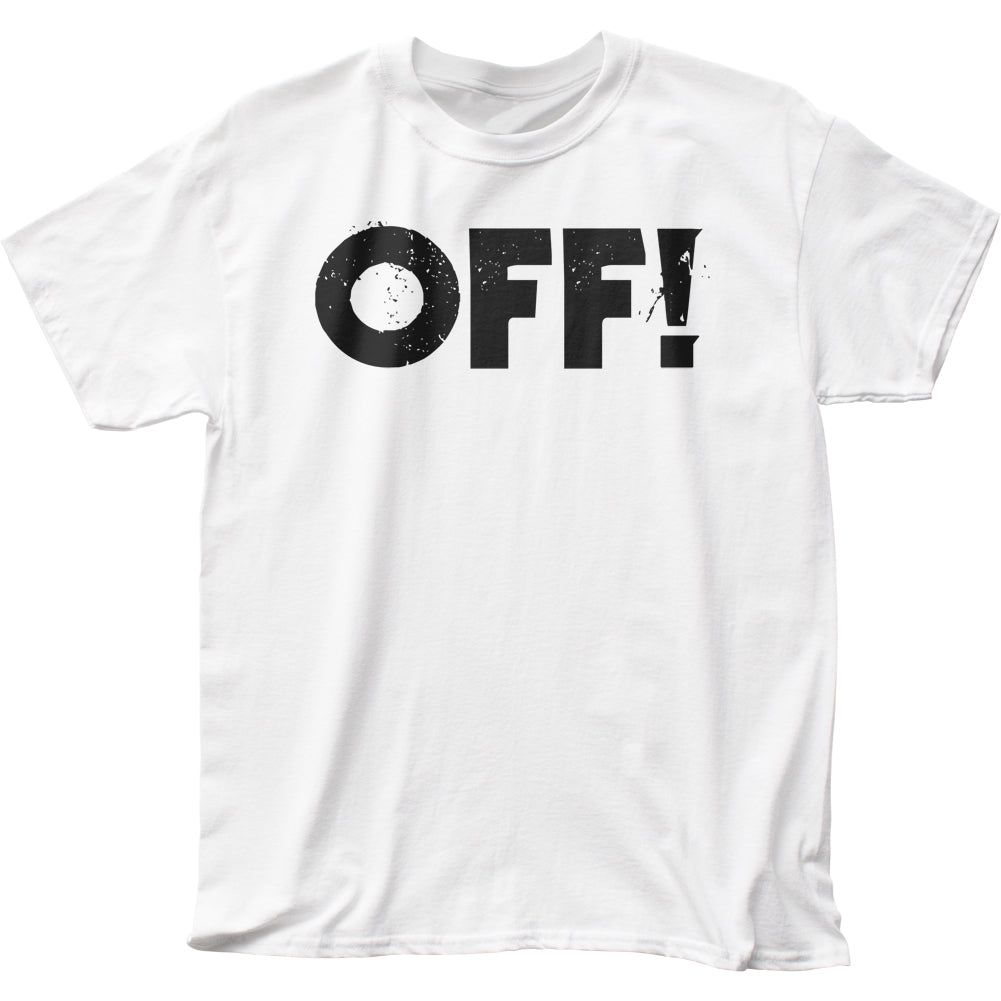OFF! Logo Mens T Shirt White Retro Pop Classics