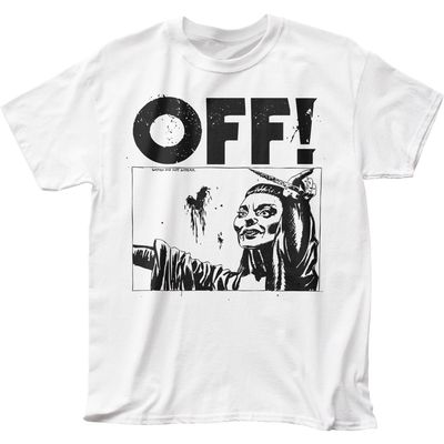 OFF! Satan Did Not Appear Mens T Shirt White Retro Pop Classics