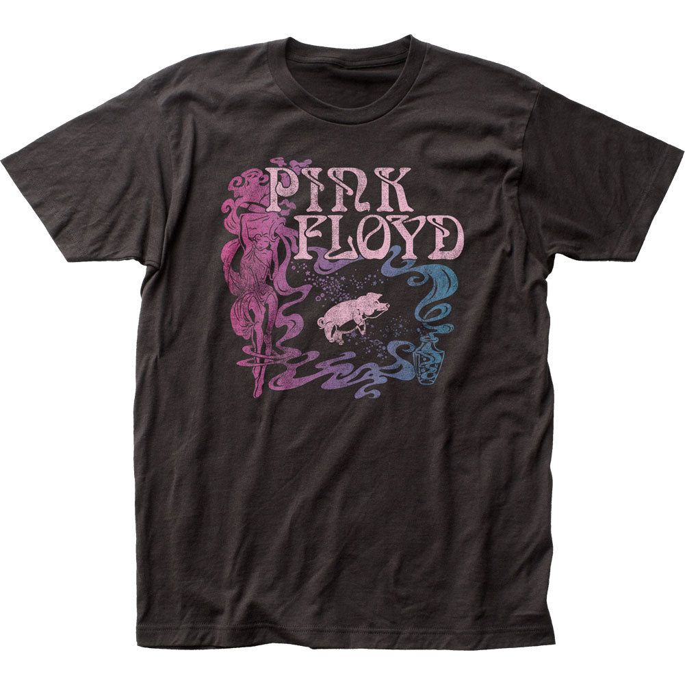 Pink Floyd 1977 Animals Tour Mens T Shirt Black Retro Pop Classics