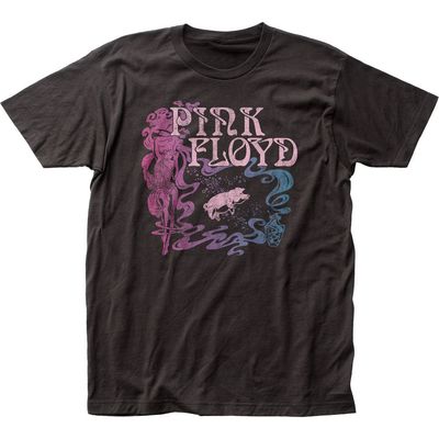 Pink Floyd 1977 Animals Tour Mens T Shirt Black Retro Pop Classics