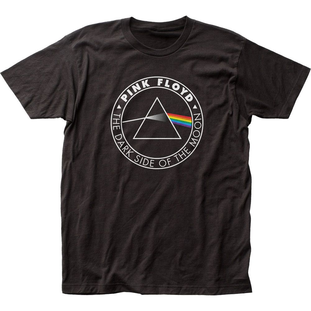 Pink Floyd DSOTM Circle Mens T Shirt Black Retro Pop Classics