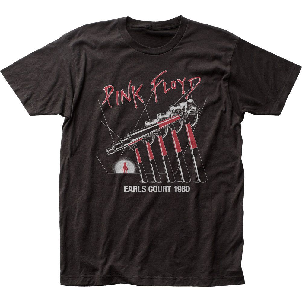 Pink Floyd Earls Court 1980 Mens T Shirt Black Retro Pop Classics