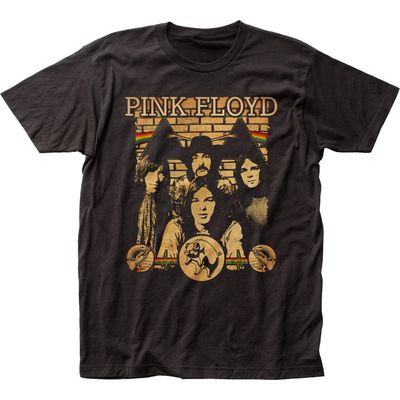 Pink Floyd EKG Mens T Shirt Black Retro Pop Classics