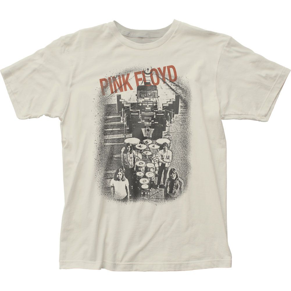 Pink Floyd Overhead Mens T Shirt Vintage White Retro Pop Classics