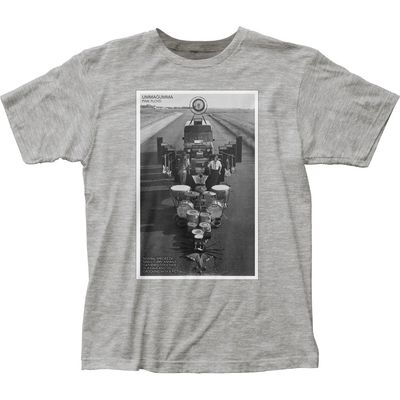Pink Floyd Umma Gumma Gear Mens T Shirt Sport Grey Retro Pop Classics