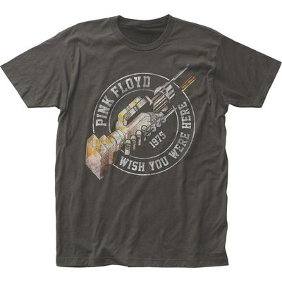 Pink Floyd Wish You Were Here ’75 Mens T Shirt Black Retro Pop Classics