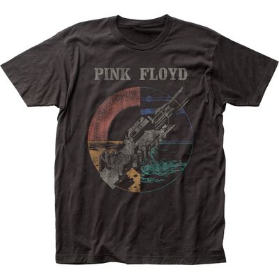 Pink Floyd Wish You Were Here Distressed Mens T Shirt Black Retro Pop Classics
