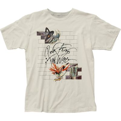 Pink Floyd Wife &amp; Teacher Mens T Shirt Vintage White Retro Pop Classics