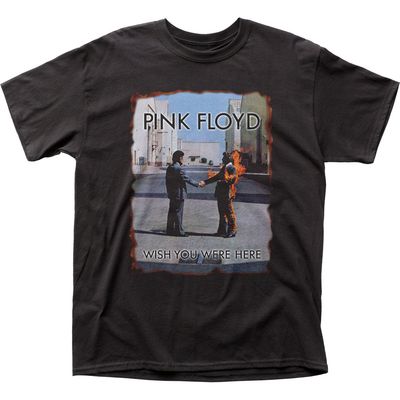 Pink Floyd Wish You Were Here Mens T Shirt Black Retro Pop Classics