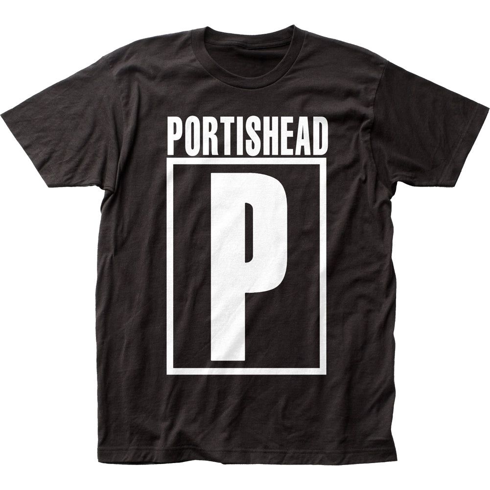 Portishead Logo Mens T Shirt Black Retro Pop Classics