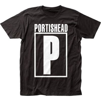 Portishead Logo Mens T Shirt Black Retro Pop Classics