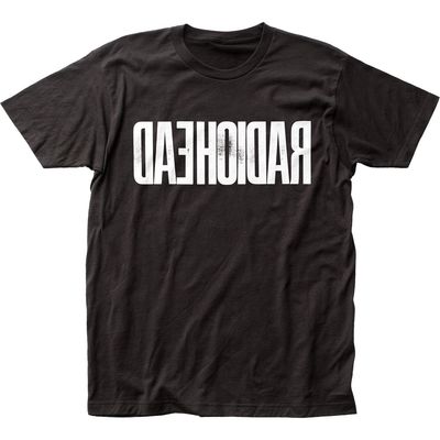 Radiohead Backwards Mens T Shirt Black Retro Pop Classics