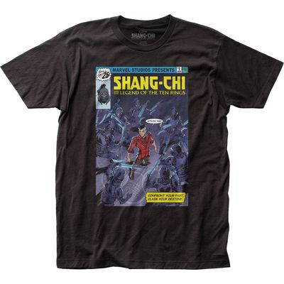 Shang-Chi Homage Cover 1 Mens T Shirt Black Retro Pop Classics