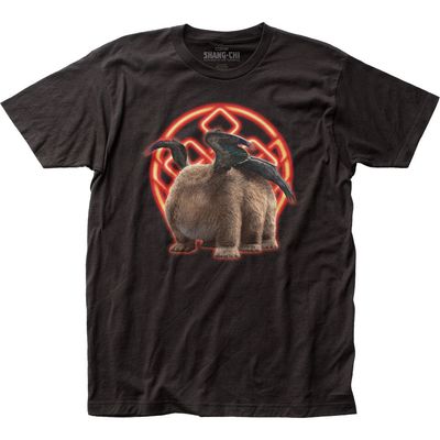 Shang-Chi Morris + Seal Mens T Shirt Black Retro Pop Classics